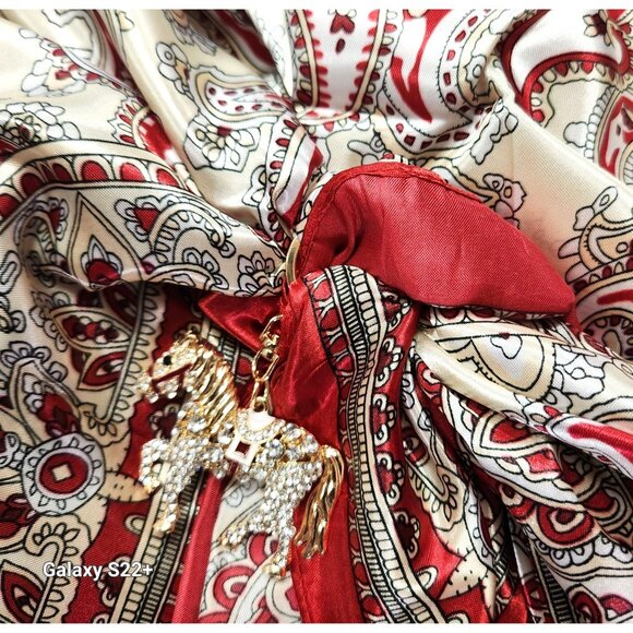 Golden Horse Rhinestone Keychain Ornament With Moveable Tail, Gift For Horse Lov - Picture 13 of 13